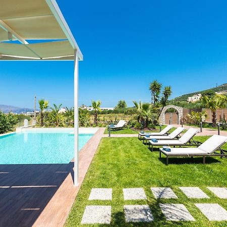 Villa Anemeli - Luxury Pool Villa With Gorgeous Seaview Kíssamos Exterior foto