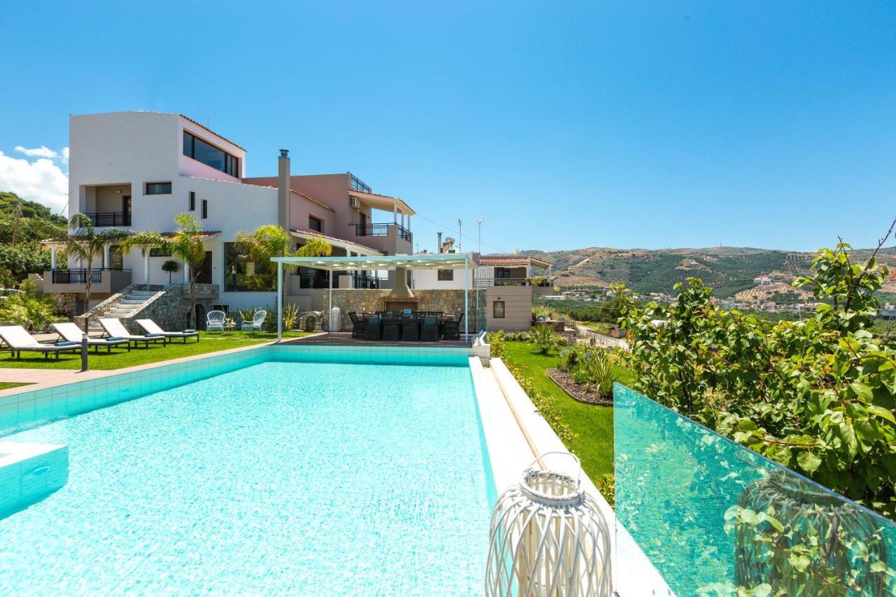 Villa Anemeli - Luxury Pool Villa With Gorgeous Seaview Kíssamos Exterior foto