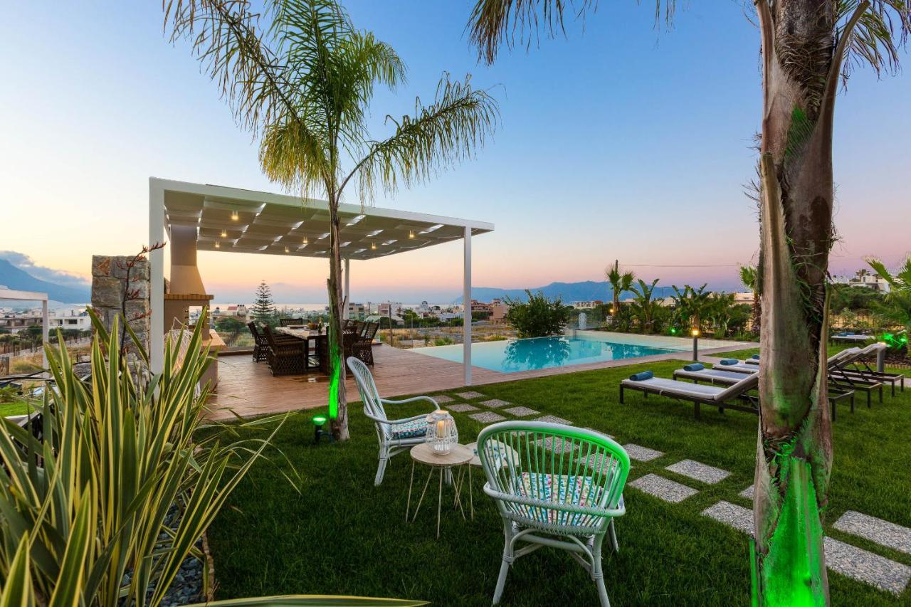 Villa Anemeli - Luxury Pool Villa With Gorgeous Seaview Kíssamos Exterior foto