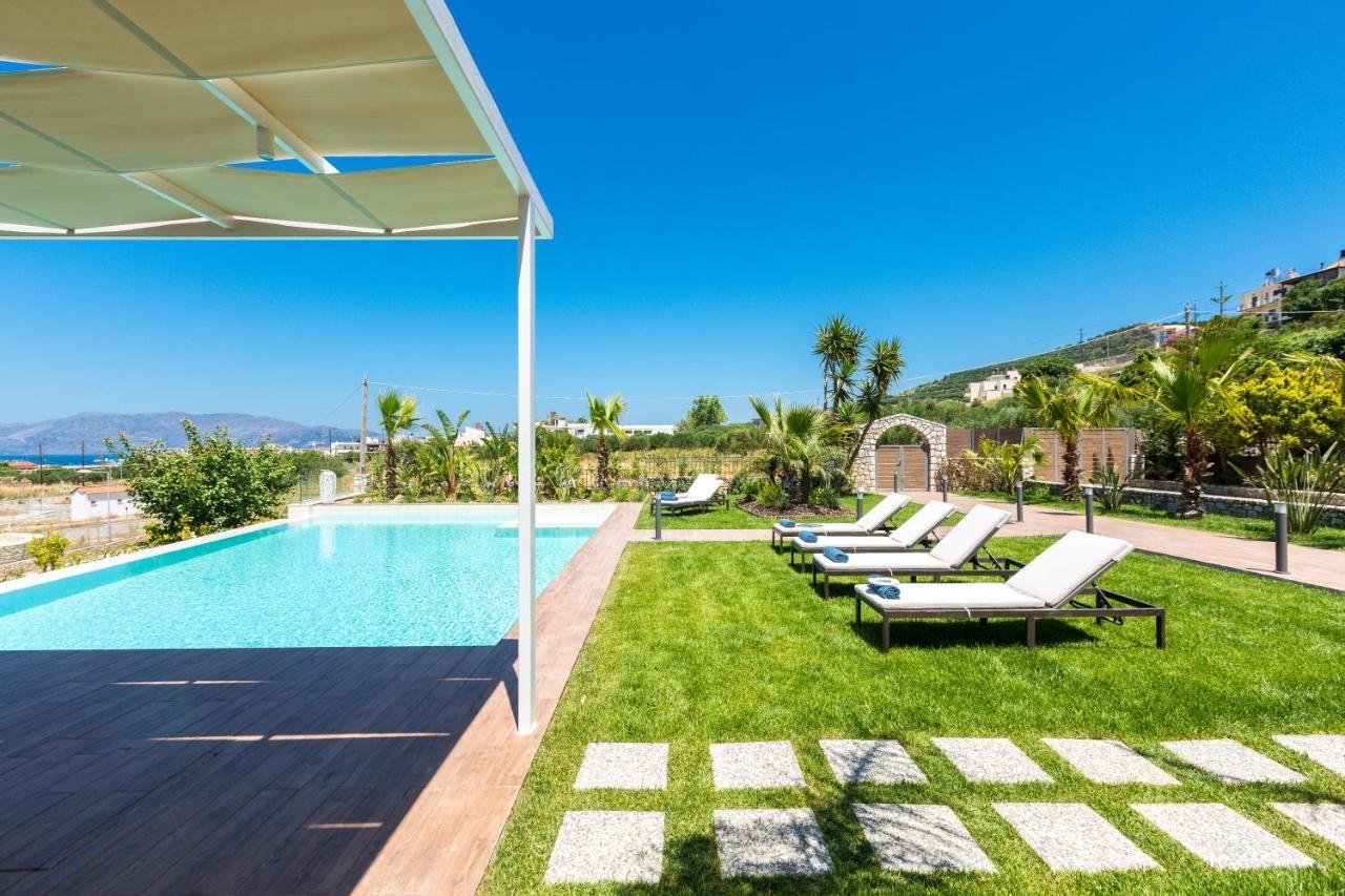 Villa Anemeli - Luxury Pool Villa With Gorgeous Seaview Kíssamos Exterior foto