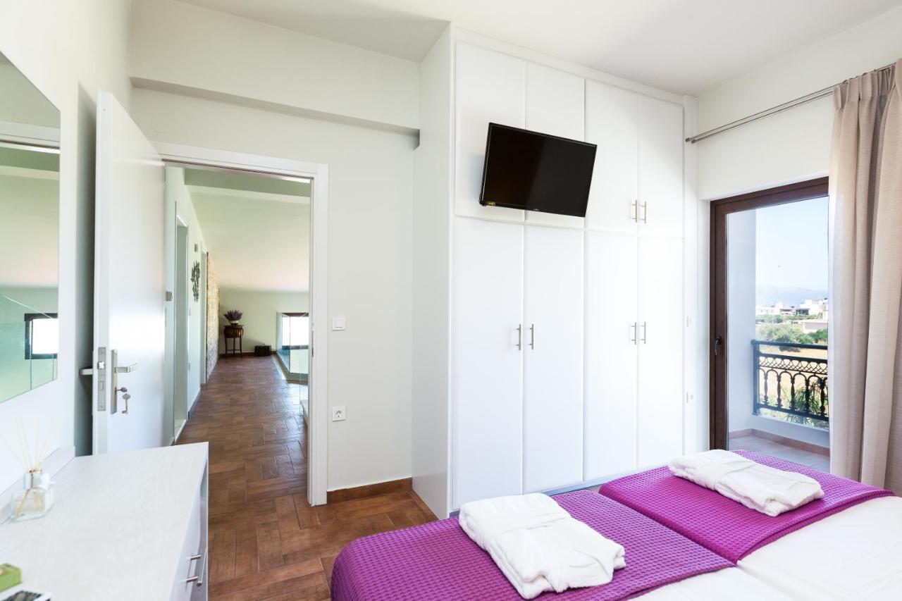 Villa Anemeli - Luxury Pool Villa With Gorgeous Seaview Kíssamos Exterior foto