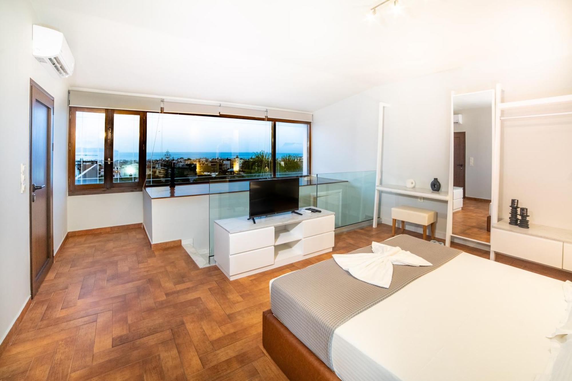 Villa Anemeli - Luxury Pool Villa With Gorgeous Seaview Kíssamos Exterior foto